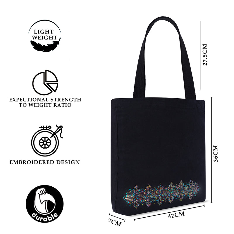 Sparkling Border- tote bag