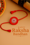 Red-Gold Fringe Handmade Rakhi
