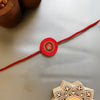Traditional Red Fringe Handmade Rakhi