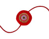 Red-Gold Fringe Handmade Rakhi