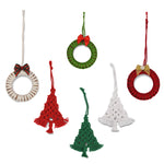 MACRAME WREATH and TREE (Pack of 6)