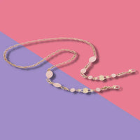 Chain Rose Quartz