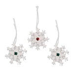 MACRAME SNOWFLAKE (SMALL, PACK OF 3)