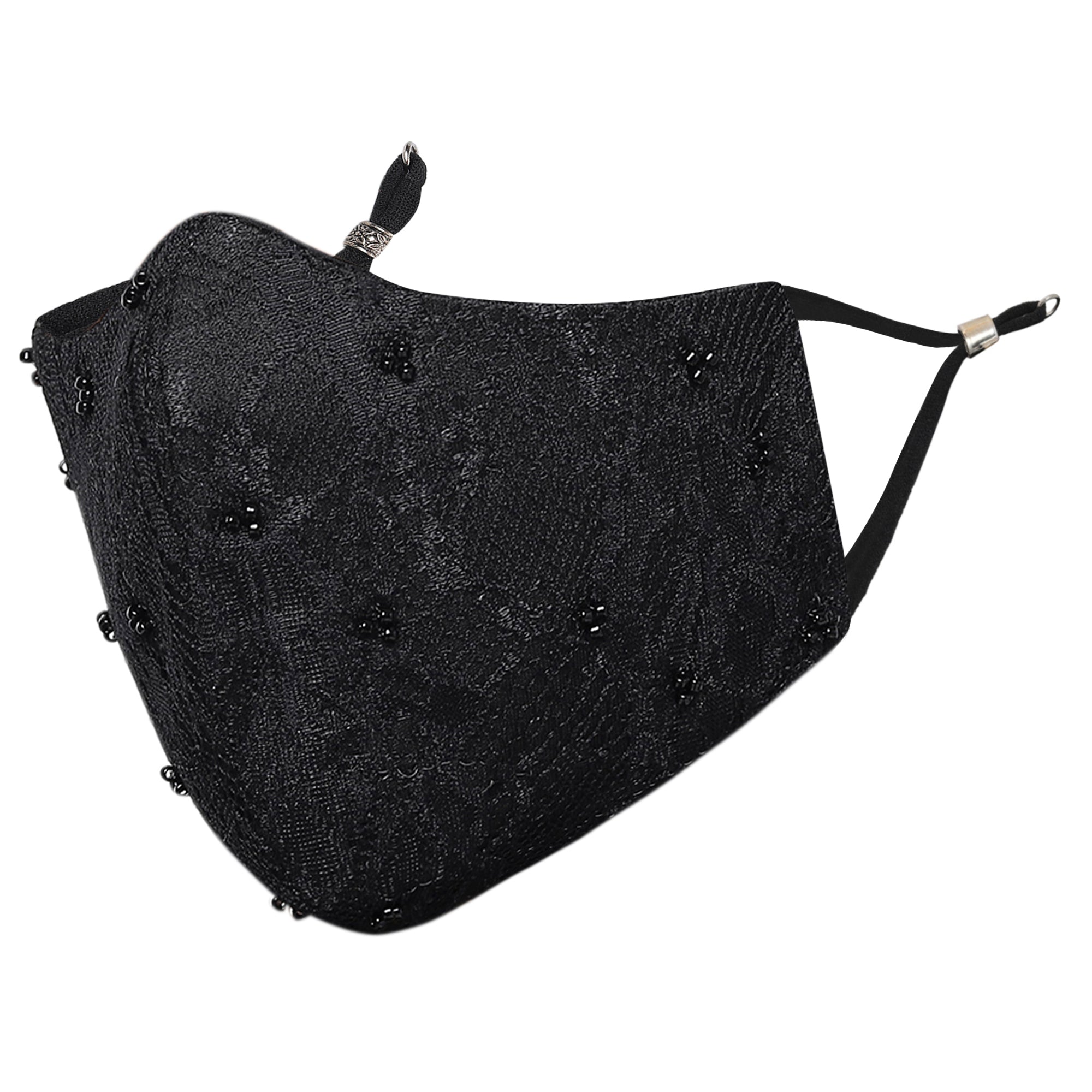 Beaded Black L