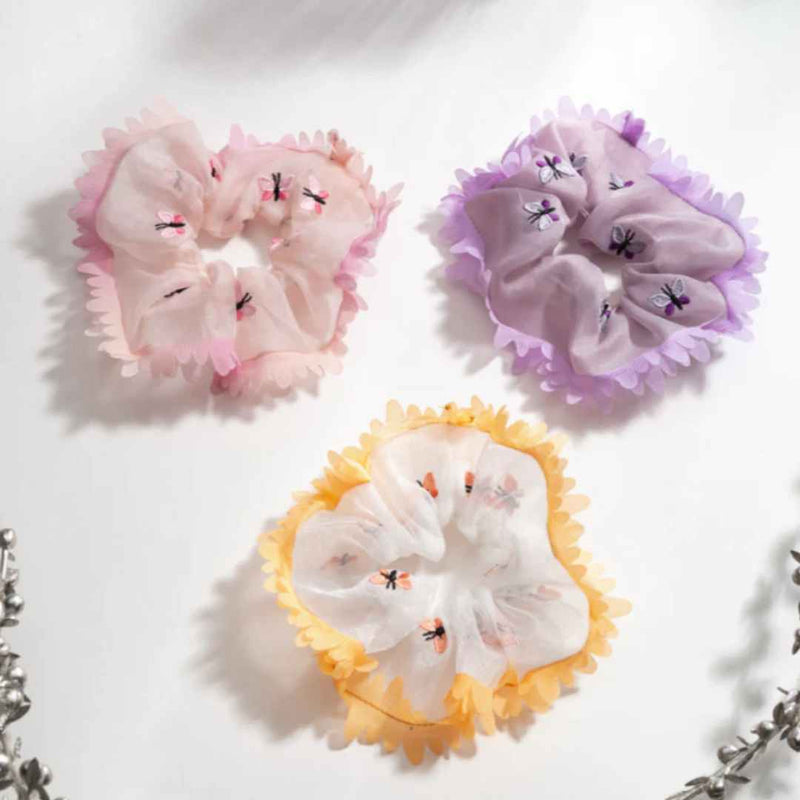 Scrunchies Butterfly S Pack of 3