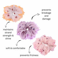 Scrunchies Butterfly S Pack of 3