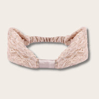 Hairband - Beaded Bow, Beige