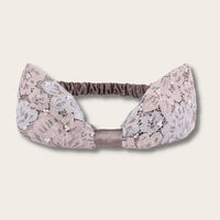 Hairband - Beaded Bow, Grey