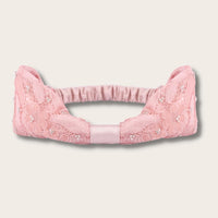 Hairband - Beaded Bow, Pink