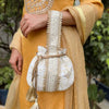 Potli, Chikankari, White