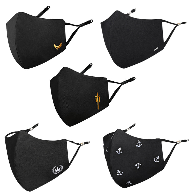 Black Men Combo XL Pack of 5