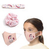 Face Mask Scrunchie, Hairband Uni-Seq Combo Pack of 3